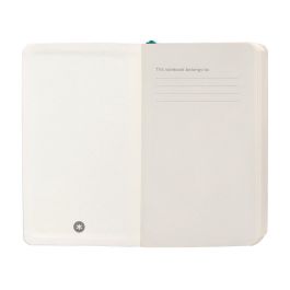 Cuaderno Con Gomilla Antartik Notes Tapa Blanda A6 Rayas Verde Aguamarina 100 Hojas 80 gr Fsc