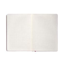 Cuaderno Con Gomilla Antartik Notes Tapa Blanda A5 Hojas Cuadricula Burdeos 80 Hojas 80 gr Fsc