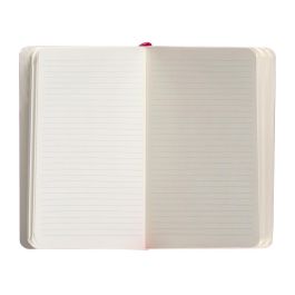 Cuaderno Con Gomilla Antartik Notes Tapa Blanda A6 Rayas Burdeos 100 Hojas 80 gr Fsc