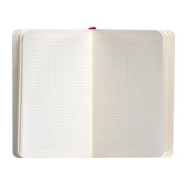 Cuaderno Con Gomilla Antartik Notes Tapa Blanda A6 Cuadricula Burdeos 100 Hojas 80 gr Fsc