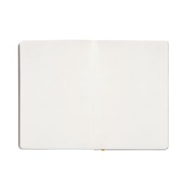 Cuaderno Con Gomilla Antartik Notes Tapa Blanda A5 Hojas Puntos Morado Y Amarillo 80 Hojas 80 gr Fsc