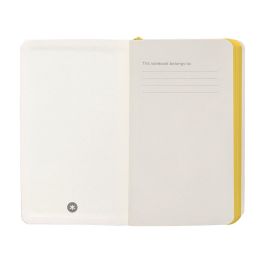 Cuaderno Con Gomilla Antartik Notes Tapa Blanda A6 Hojas Lisas Morado Y Amarillo 100 Hojas 80 gr Fsc