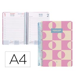 Agenda Espiral Liderpapel Classic A4 2025 Dia Pagina Rosa Papel 70 gr Precio: 18.0168998185. SKU: B1B8Y5ST59