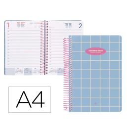 Agenda Espiral Liderpapel Classic A4 2025 Dia Pagina Azul Claro Papel 70 gr Precio: 18.0168998185. SKU: B18DXQGP3K