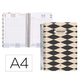 Agenda Espiral Liderpapel Classic A4 2025 Dia Pagina Blanco Y Negro 1 Papel 70 gr Precio: 18.0168998185. SKU: B172CBZY64