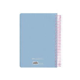 Agenda Espiral Liderpapel Classic A5 2025 Dia Pagina Color Azul Claro Papel 70 gr