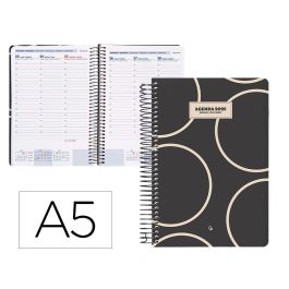 Agenda Espiral Liderpapel Classic A5 2025 Semana Vista Blanco Y Negro 2 Papel 70 gr Precio: 7.1269005929. SKU: B13798Y6FX