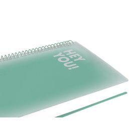 Agenda Espiral Liderpapel Gazi A5 2025 Dia Pagina Color Verde Papel 70 gr