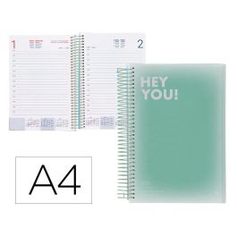 Agenda Espiral Liderpapel Gazi A5 2025 Dia Pagina Color Verde Papel 70 gr Precio: 10.2849994313. SKU: B1CAG5BN9H