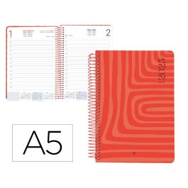 Agenda Espiral Liderpapel Syros A5 2025 Dia Pagina Color Rojo Papel 60 gr Precio: 5.4449996128. SKU: B163QGPMPF