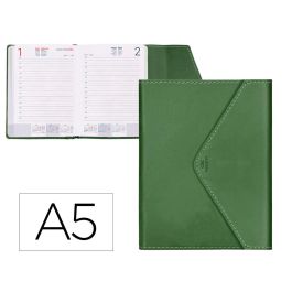 Agenda Encuadernada Liderpapel Psara A5 2025 Dia Pagina Color Verde Papel 70 gr Precio: 19.1059003267. SKU: B1BXCDF8A5