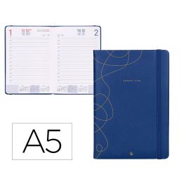 Agenda Encuadernada Liderpapel Efira A5 2025 Dia Pagina Color Azul Papel 70 gr Precio: 11.9789997338. SKU: B1GAKFKCJD