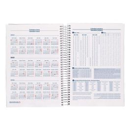 Agenda Espiral Liderpapel Tinos A5 2025 Personalizable Semana Vista Papel 70 gr