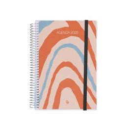 Agenda Espiral Liderpapel Tinos A5 2025 Personalizable Semana Vista Papel 70 gr