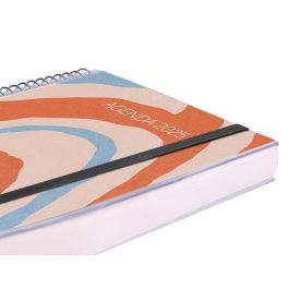 Agenda Espiral Liderpapel Tinos A6 2025 Personalizable Dia Pagina Papel 70 gr