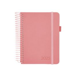Agenda Encuadernada Liderpapel Neon A5 2025 Día Página Color Rosa Papel 70 gr Agenda Encuadernada Liderpapel Neon A5 2025 Día Página Color Rosa Papel 70 gr