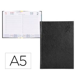 Agenda Encuadernada Liderpapel Corfu A5 2025 Dia Pagina Color Negro Papel 60 gr Precio: 4.2350000242. SKU: B1HSW6PRAZ