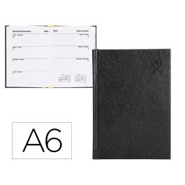 Agenda Encuadernada Liderpapel Corfu A6 2025 Dia Pagina Color Negro Papel 60 gr Precio: 4.2350000242. SKU: B1D5AQJ3VY