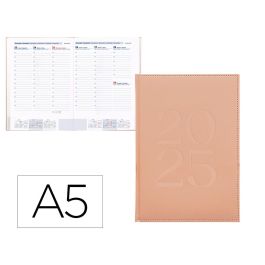 Agenda Encuadernada Liderpapel Creta A5 2025 Semana Vista Color Rosa Nude Papel 70 gr Precio: 9.0749998427. SKU: B1EMLAS54J