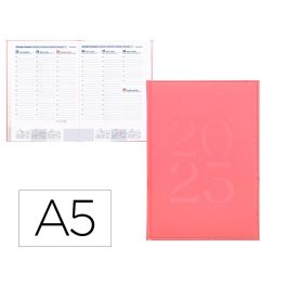 Agenda Encuadernada Liderpapel Creta A5 2025 Semana Vista Color Rosa Papel 70 gr Precio: 9.0749998427. SKU: B16R2P7QQC