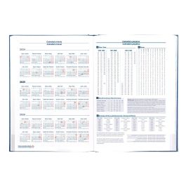 Agenda Encuadernada Liderpapel Creta A5 2025 Semana Vista Color Azul Papel 70 gr Agenda Encuadernada Liderpapel Creta A5 2025 Semana Vista Color Azul Papel 70 gr