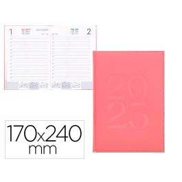 Agenda Encuadernada Liderpapel Creta 170x240 mm 2025 Dia Pagina Color Rosa Papel 70 gr Precio: 12.705000072599999. SKU: B18JZL3H3N