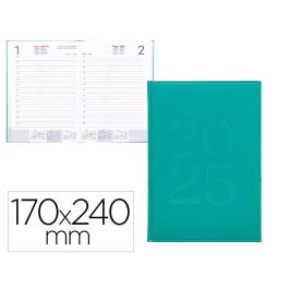 Agenda Encuadernada Liderpapel Creta 170x240 mm 2025 Dia Pagina Color Turquesa Papel 70 gr Precio: 12.705000072599999. SKU: B1AB4SPQRL