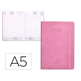 Agenda Encuadernada Liderpapel Mykonos A5 2025 Dia Pagina Color Rosa Papel 70 gr Precio: 10.6359002783. SKU: B19JCQHB6N