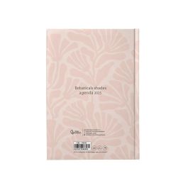 Agenda Encuadernada Liderpapel Nomi A5 2025 Dia Pagina Flores Papel 70 gr