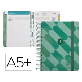 Agenda Espiral Antartik Pattern A5+ 2025 Dia Pagina Color Verde Papel 80 gr Precio: 27.2249995281. SKU: B1832NL7YM