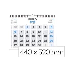 Calendario Espiral Pared Liderpapel Clasico 2025 Numeros Grandes 44x32 cm Papel 128 gr Precio: 6.6550006655. SKU: B17FP66WB6