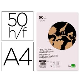 Papel Kraft Liderpapel A4 180 gr-M2 Paquete De 50 Hojas