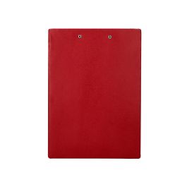 Carpeta Q-Connect Miniclip Superior Din A4 Plastico 50% Reciclado Rojo Grosor 2,1 mm