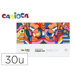 Rotulador Carioca Plus Prisma Fiber-Tip De Punta De Fibra Caja Premium De 30 Unidades Colores Surtidos Precio: 18.9848997822. SKU: B13R3M4TQW