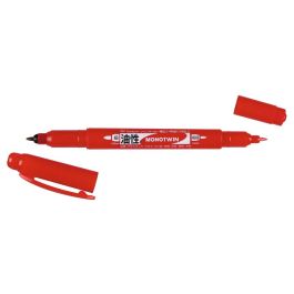 Rotulador Tombow Mono Twin Permanente Doble Punta Fina Y Gruesa Color Rojo 10 unidades Precio: 35.924899879. SKU: B1ASQ8V8CV