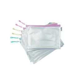 Bolsa Multiusos Tarifold Zipper Con Cremallera Din A4 Pack De 6 Unidades Colores Pastel Surtidos Precio: 8.49999953. SKU: B188Z4T7JY