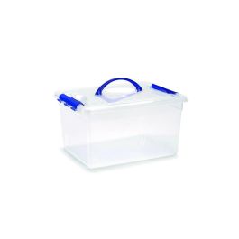 Contenedor Plastico Plasticforte N 9 Transparente Con Tapa Y Asa Capacidad 12 L Precio: 6.50000021. SKU: B1GK264LKP