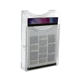 Expositor Mural Archivo 2000 Din A4 Vertical 1 Compartimento Cristal Transparente 300x235X35 mm Precio: 14.49999991. SKU: B13GMTVGPQ