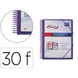 Carpeta Pardo Escaparate Con Espiral 30 Fundas Folio Personalizable Color Lila Precio: 7.49999987. SKU: B1H75ZYK4P