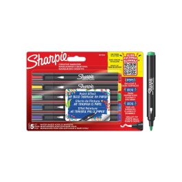 Rotulador Sharpie Acrylic Punta Redonda Blister De 5 Unidades Colores Surtidos