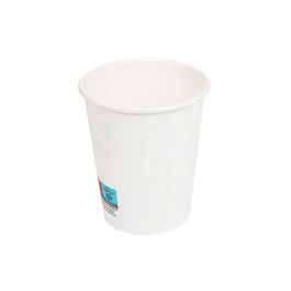 Vaso De Papel Blanco Bunzl Reciclable Pefc 190 mL Apto Bebidas Frias Y Calientes Paquete De 50 Unidades