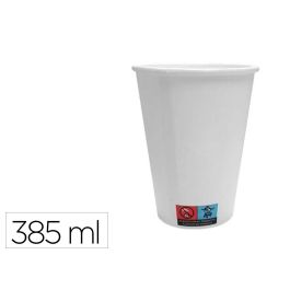 Vaso De Papel Blanco Bunzl Reciclable Pefc 385 mL Apto Bebidas Frias Y Calientes Paquete De 50 Unidades