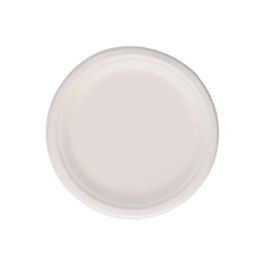 Plato Fibra Caña Azucar Bunzl Biodegradable 22 cm Diametro Apto Alimentos Frios Y Calientes Color Blanco Precio: 7.49999987. SKU: B19EK4S6S4
