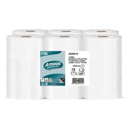 Papel Higienico Amoos Jumbo Industrial 2 Capas 30 gr-M2 Paquete De 18 Rollos Precio: 30.59000032. SKU: B1CRSQC6AM