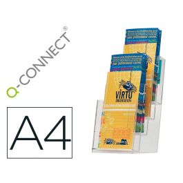 Expositor Sobremesa Q-Connect Metacrilato 1-3 Din A4 Para Tripticos 4 Compartimentos 121x159X295 mm Precio: 13.95000046. SKU: B1F6HFR5N3