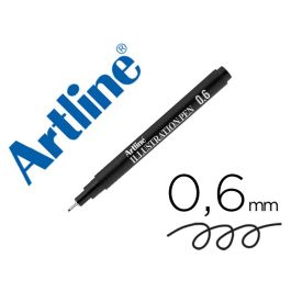 Rotulador Artline Calibrado Micrometrico Negro Illustration Pen Ek-286Iln Punta Poliacetal 0,6 mm 12 unidades Precio: 21.78999944. SKU: B1H3WJGNQG