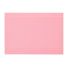 Tarjeta Liderpapel Para Estudiar Rayada Cartulina De Colores 170 gr-M2 160x220 mm Paquete De 200 Unidades