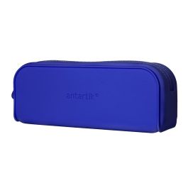 Estuche Portatodo Antartik Prisma Silicona Soft Rectangular 185x50x75 mm Azul Oscuro