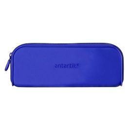 Estuche Portatodo Antartik Prisma Silicona Soft Rectangular 185x50x75 mm Azul Oscuro