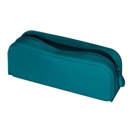 Estuche Portatodo Antartik Prisma Silicona Soft Rectangular 185x50x75 mm Azul Turquesa